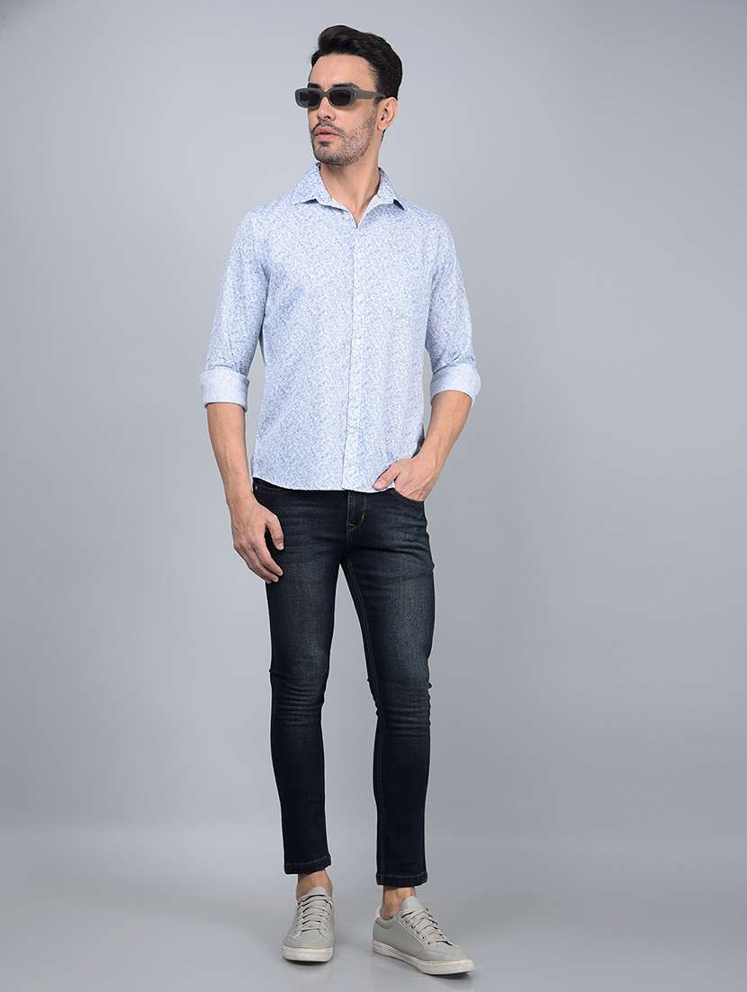 men mid rise ankle length denim jeans - 21854585 -  Standard Image - 5