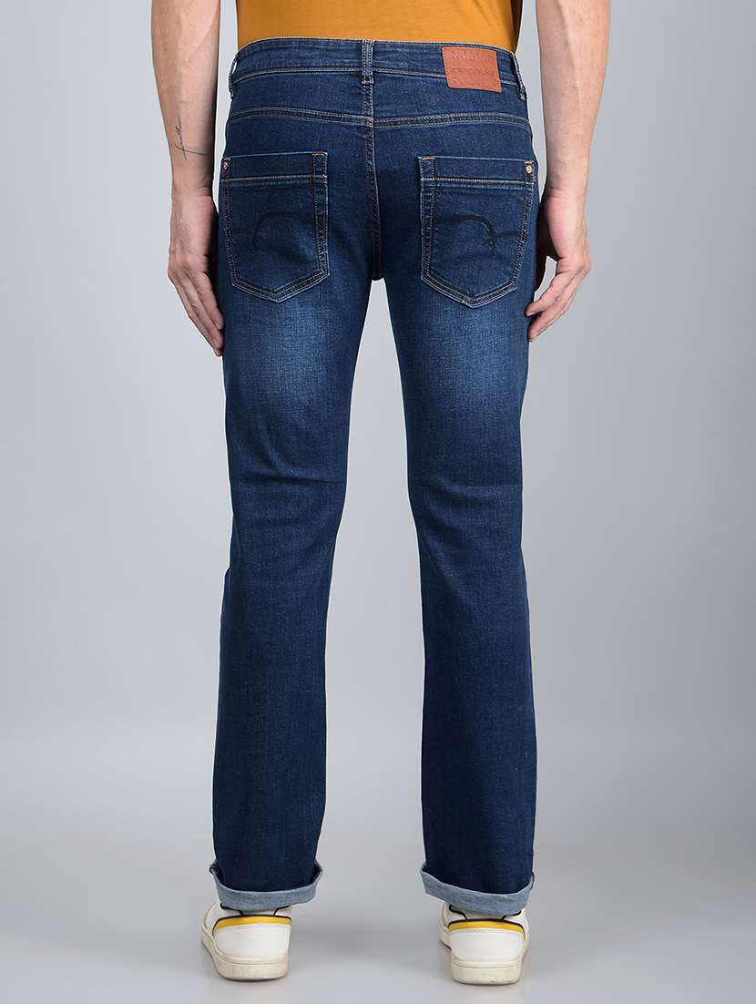 men mid rise full length denim jeans - 21854589 -  Standard Image - 3
