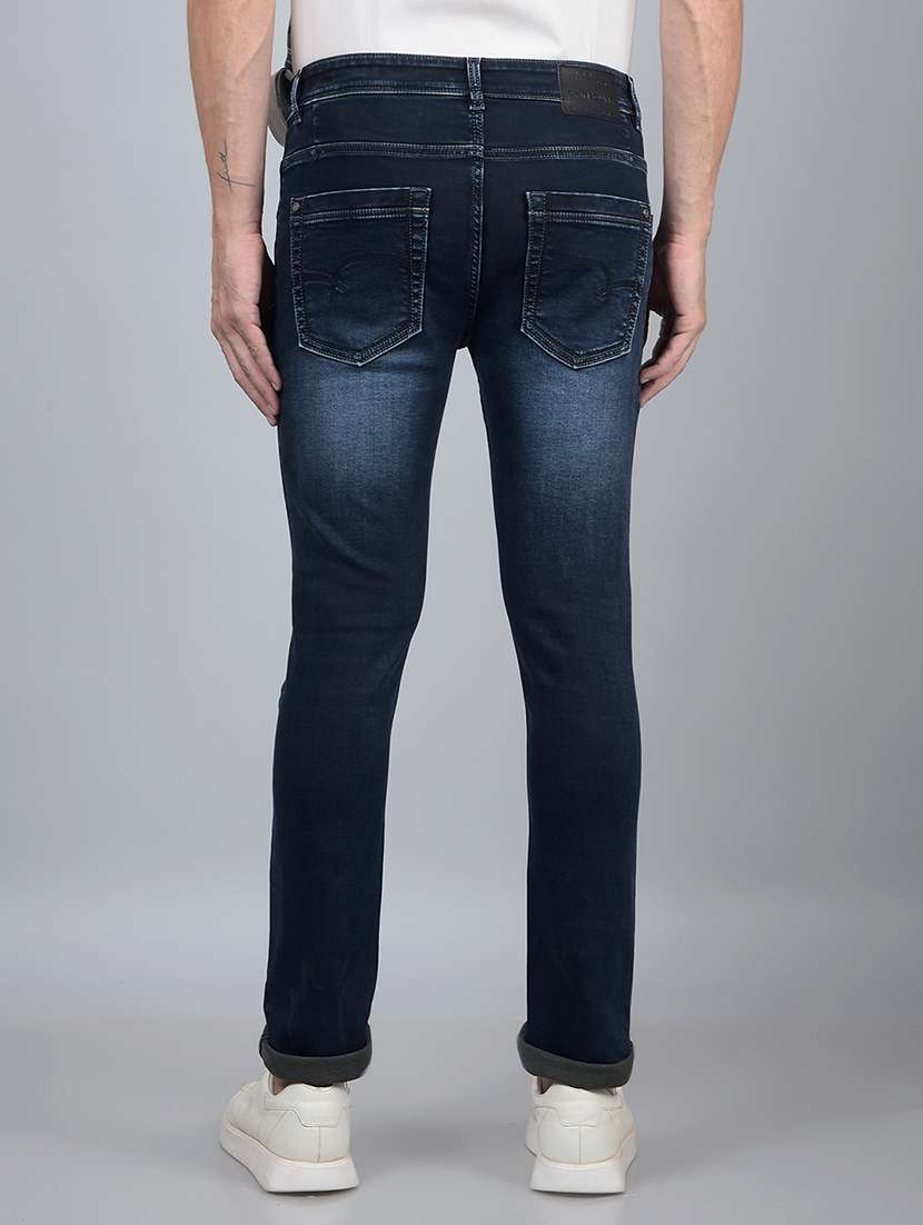 men mid rise full length denim jeans - 21854590 -  Standard Image - 3