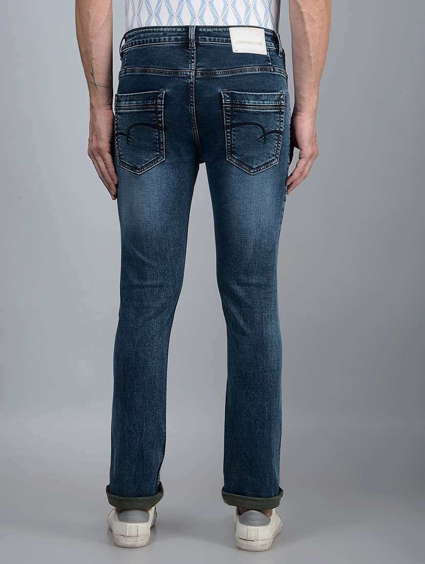 men mid rise ankle length denim jeans - 21854593 - Standard Image - 3