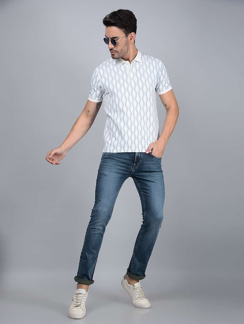 men mid rise ankle length denim jeans - 21854593 - Standard Image - 5