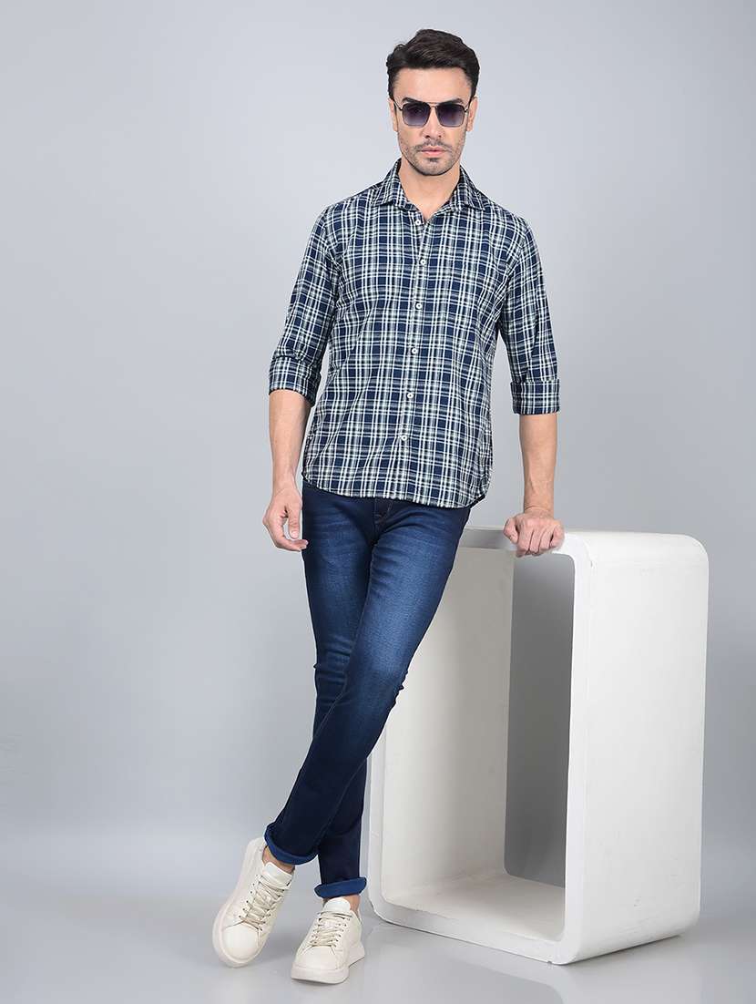 men mid rise full length denim jeans - 21854594 -  Standard Image - 5