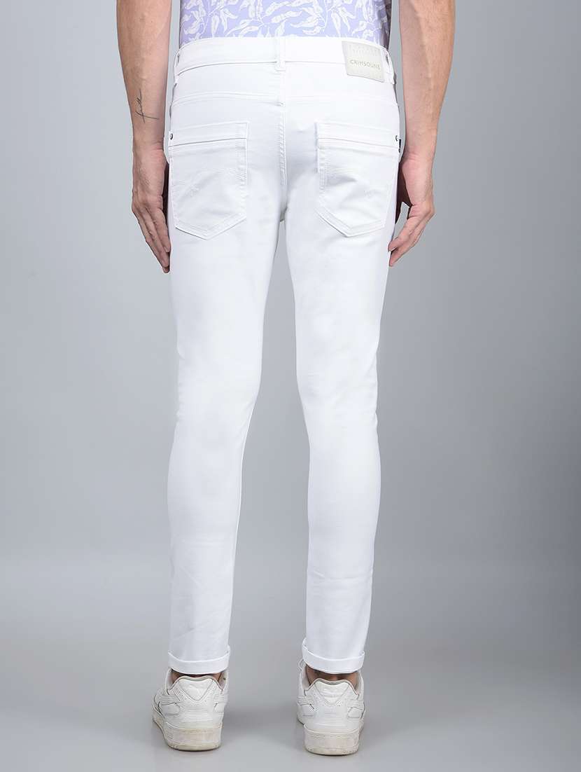 men mid rise full length denim jeans - 21854595 -  Standard Image - 3