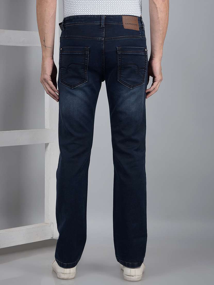 men mid rise full length denim jeans - 21854596 -  Standard Image - 3
