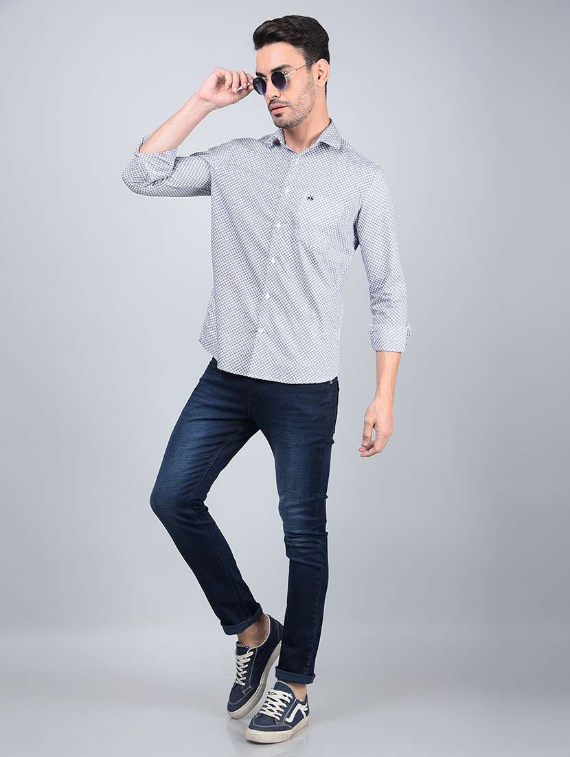 Men Mid Rise Full Length Denim Jeans - 21854598 -  Standard Image - 5
