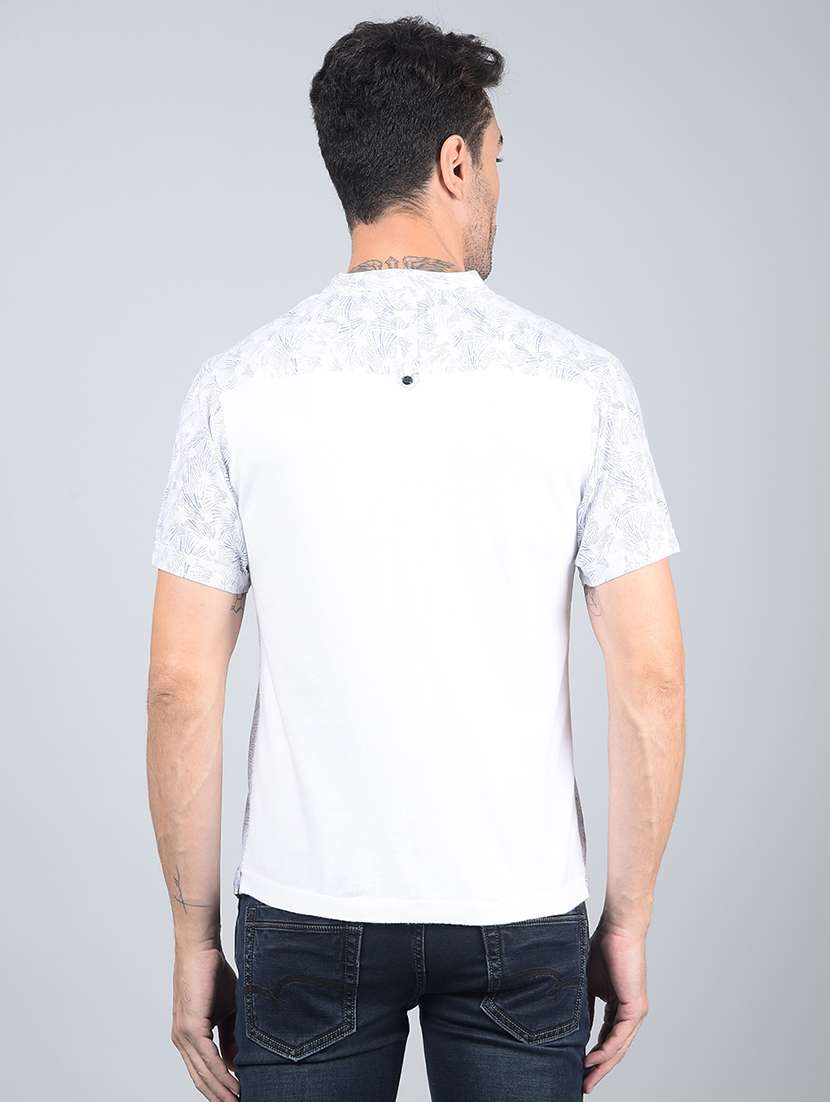 men printed short sleeve short kurta - 21854603 -  Standard Image - 3