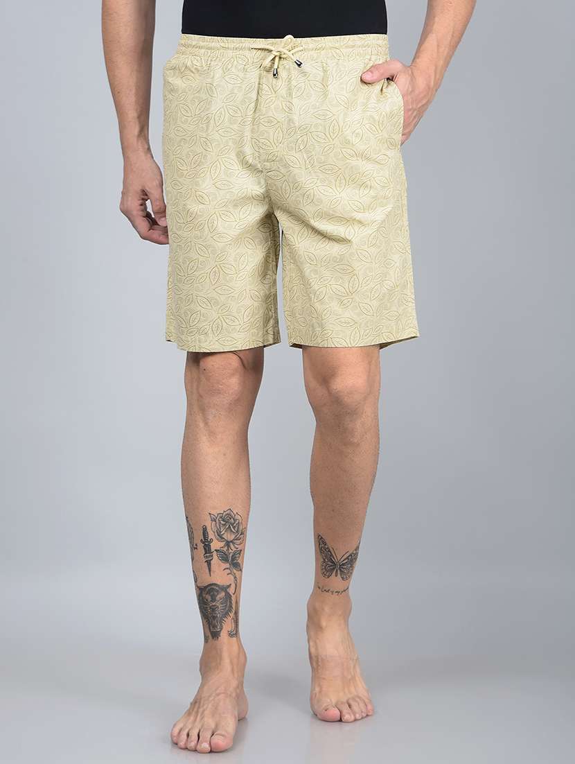 men printed mid rise boxer