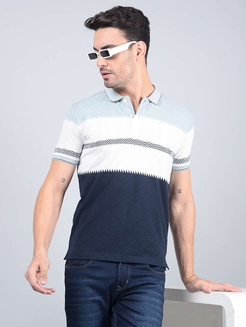 men printed short sleeve slim fit t-shirt 