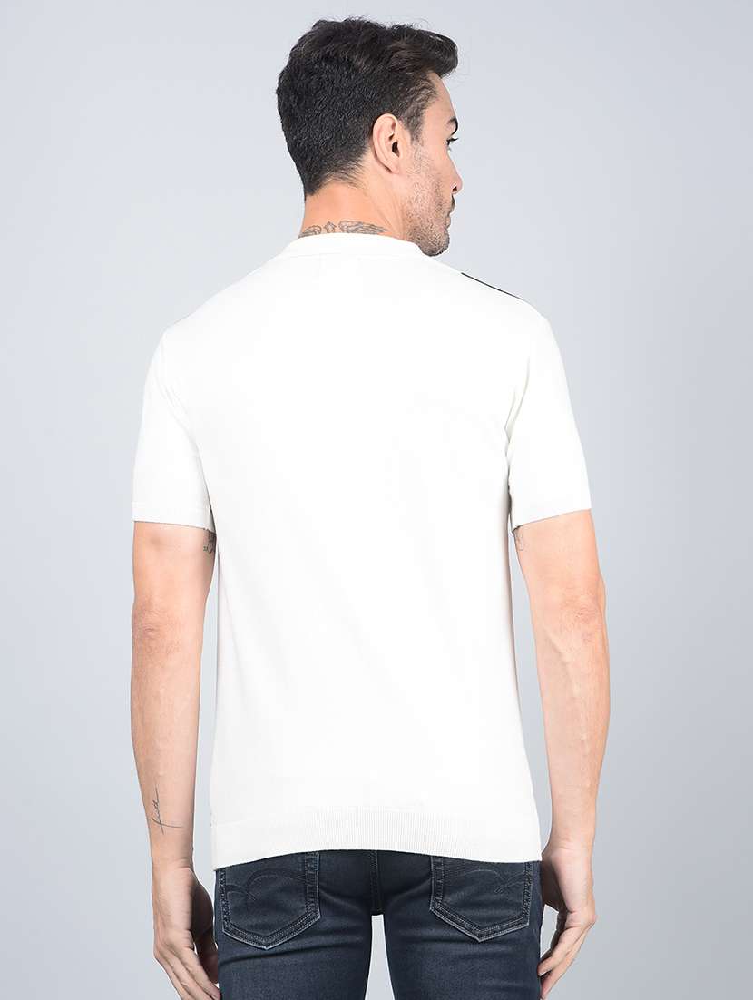 men color block short sleeve slim fit polo t-shirt - 21854792 -  Standard Image - 3