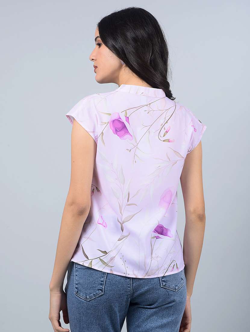 women printed sleeveless regular top - 21854918 -  Standard Image - 3