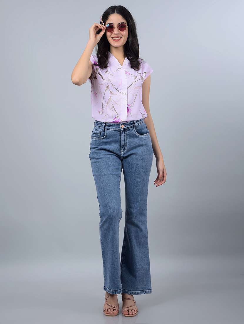 women printed sleeveless regular top - 21854918 -  Standard Image - 5