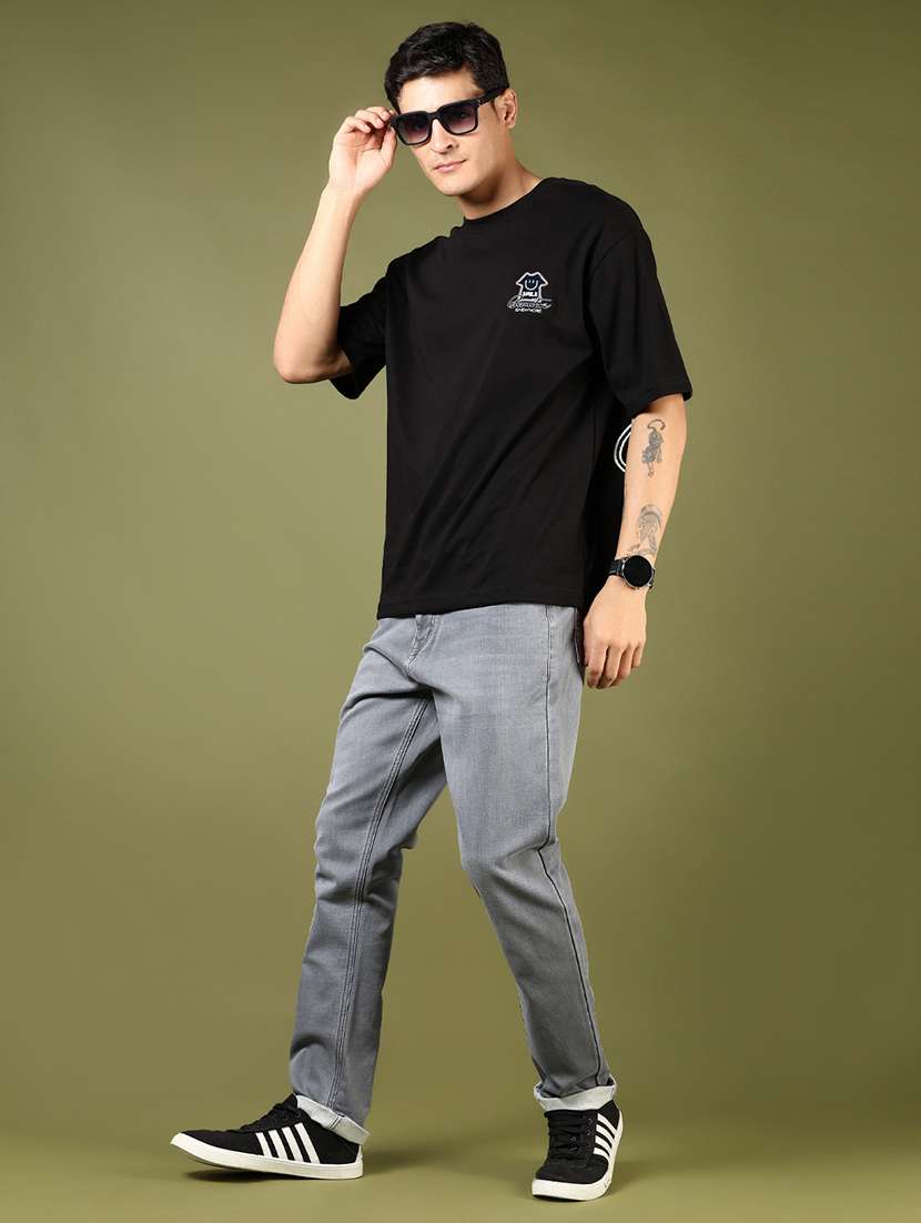 men grey mid rise full length jeans - 21855150 -  Standard Image - 3