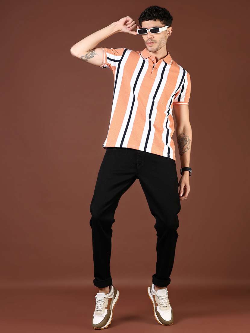 men plain mid rise full length denim jeans - 21855238 -  Standard Image - 3