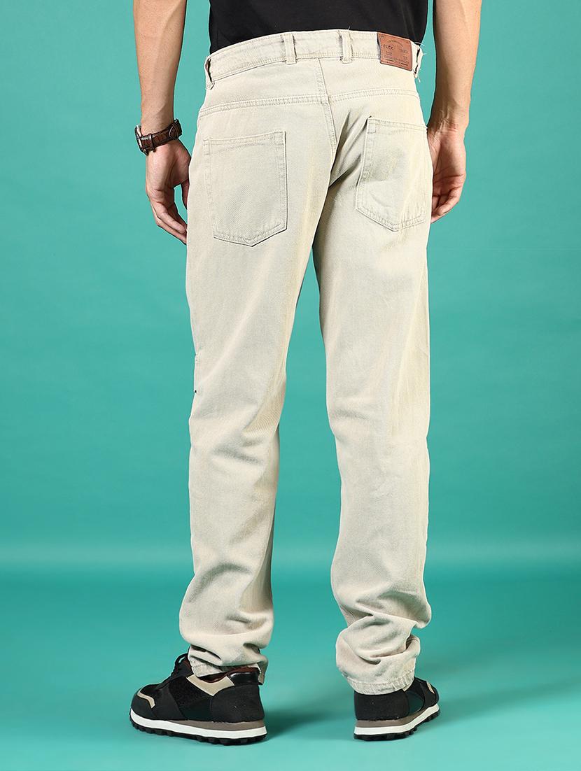 men solid mid rise full length jeans - 21855248 - Standard Image - 3
