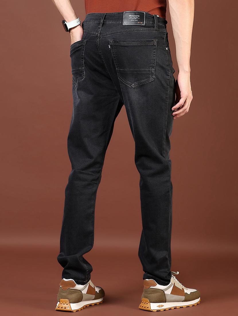 men washed mid rise full length denim jeans - 21855260 - Standard Image - 3