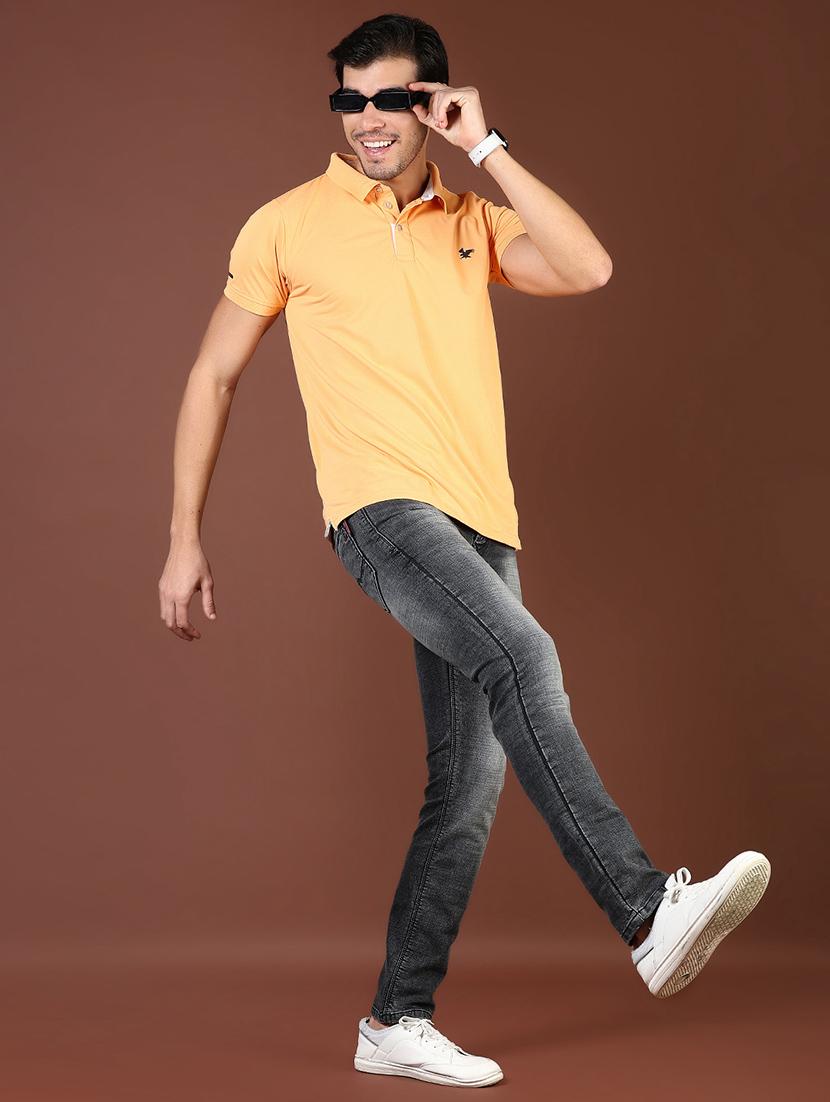 men washed mid rise full length denim jeans - 21855278 - Standard Image - 5
