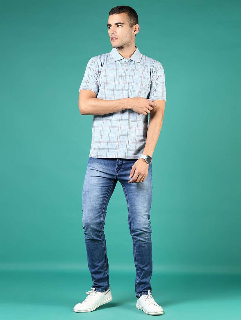 men washed mid rise full length denim jeans - 21855286 - Standard Image - 5