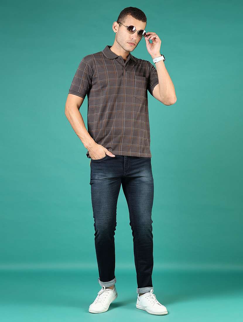 men washed mid rise full length denim jeans - 21855294 -  Standard Image - 3