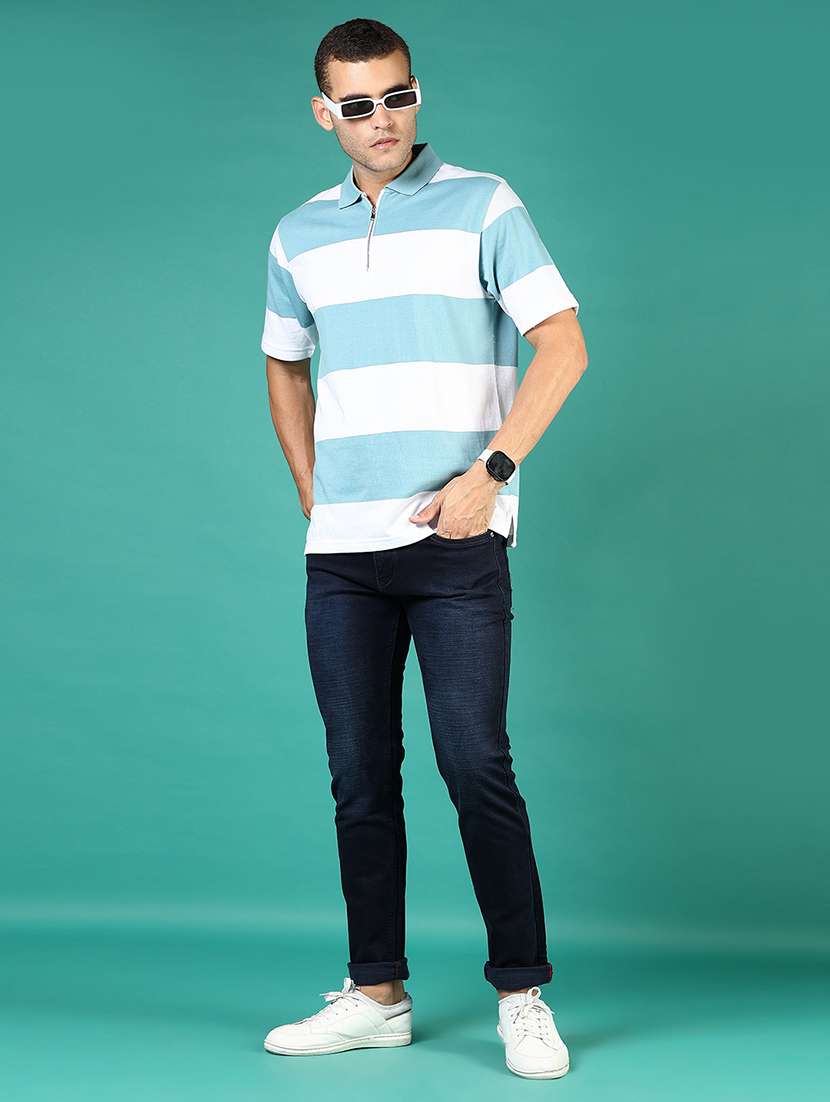 men washed mid rise full length denim jeans - 21855303 - Standard Image - 5