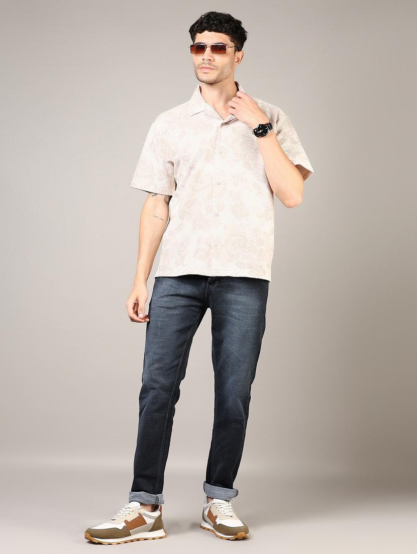 men washed mid rise full length denim jeans - 21855313 - Standard Image - 5