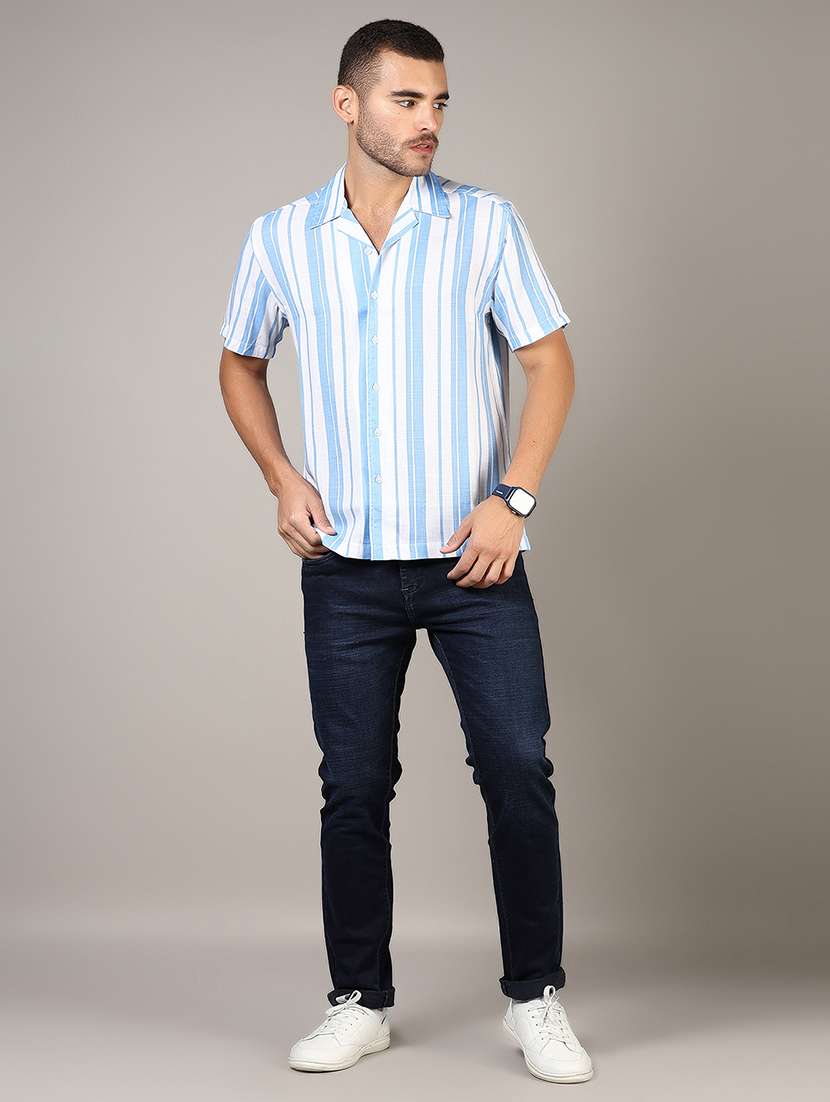 men washed mid rise full length denim jeans - 21855330 - Standard Image - 5