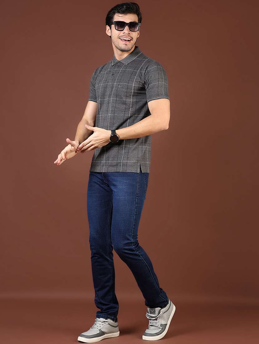 men washed mid rise full length denim jeans - 21855358 -  Standard Image - 3