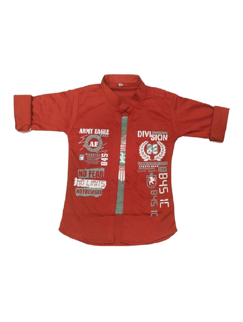 boys printed jacket with attached t-shirt