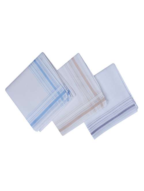 men white cotton combo handkerchief - 21855644 - Standard Image - 0