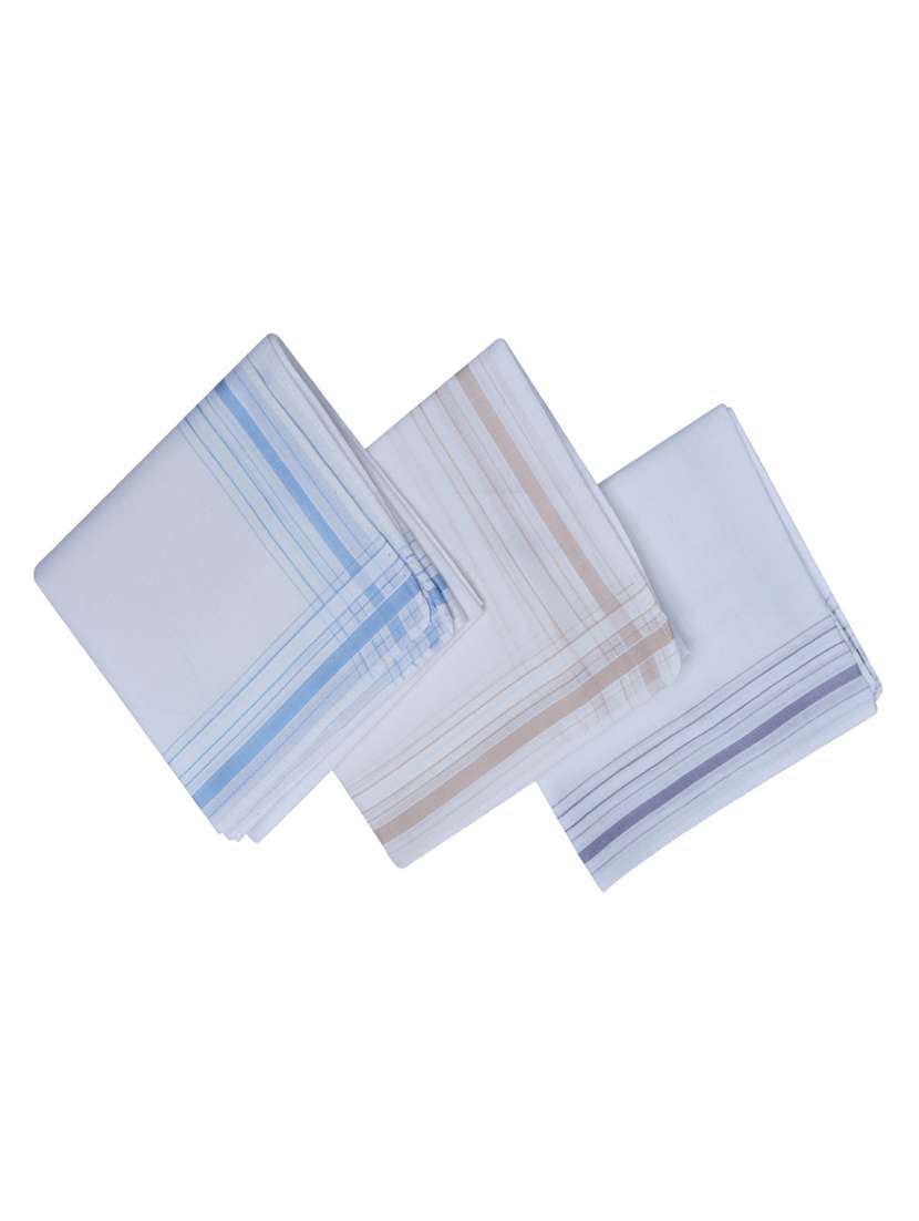 men white cotton combo handkerchief - 21855644 - Zoom Image - 0