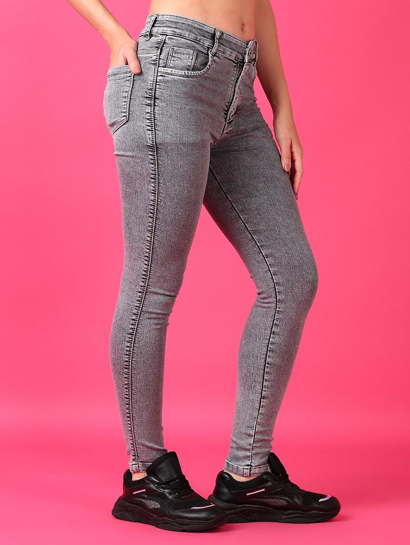 women solid mid rise slim fit jean - 21862388 - Standard Image - 3