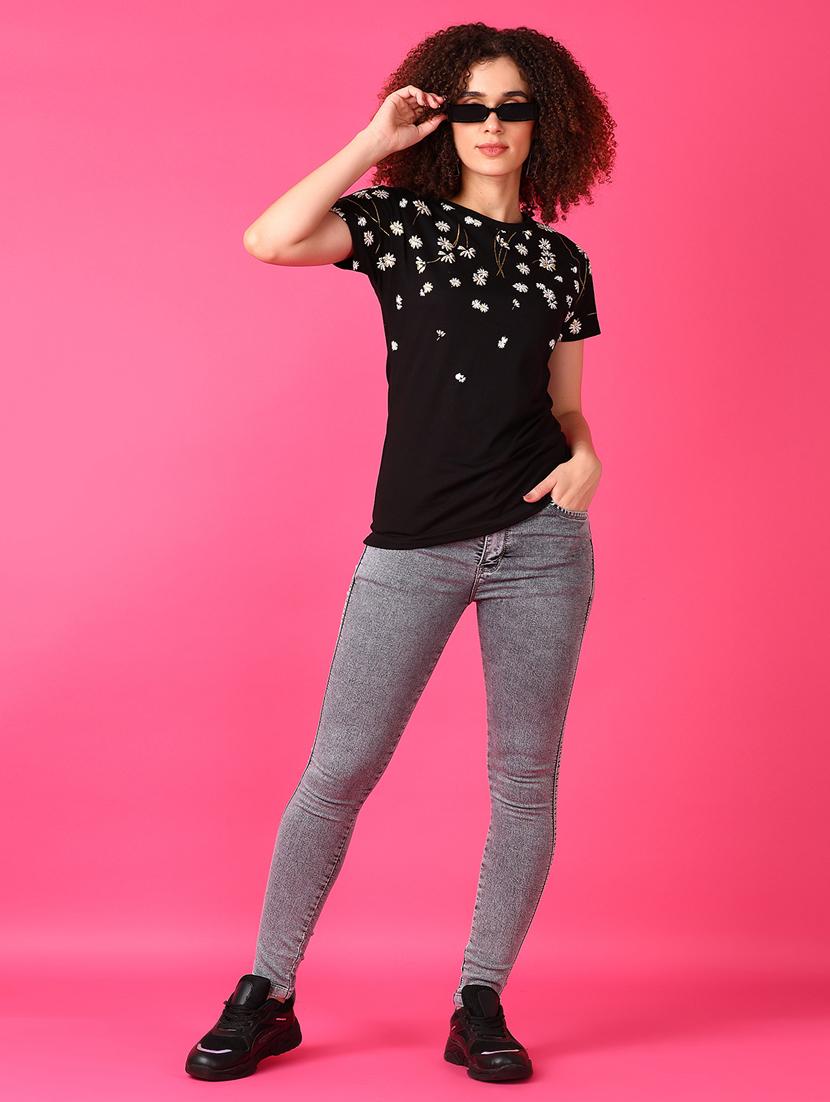 women solid mid rise slim fit jean - 21862388 - Standard Image - 5