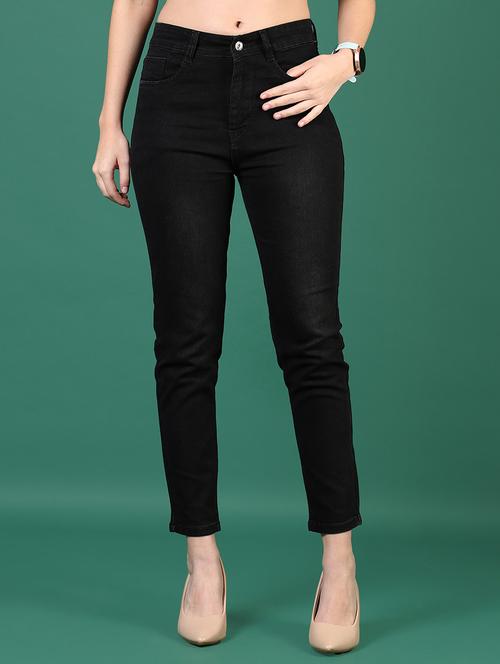 women solid mid rise slim fit jean - 21862437 -  Standard Image - 0