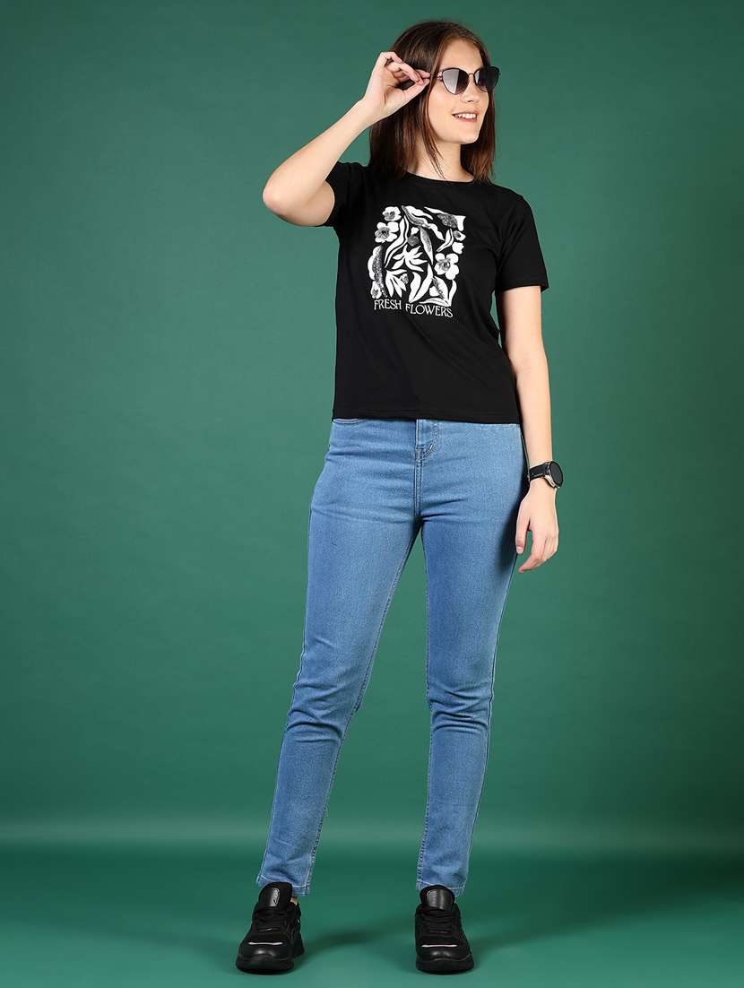 women solid mid rise slim fit jean - 21862441 -  Standard Image - 5