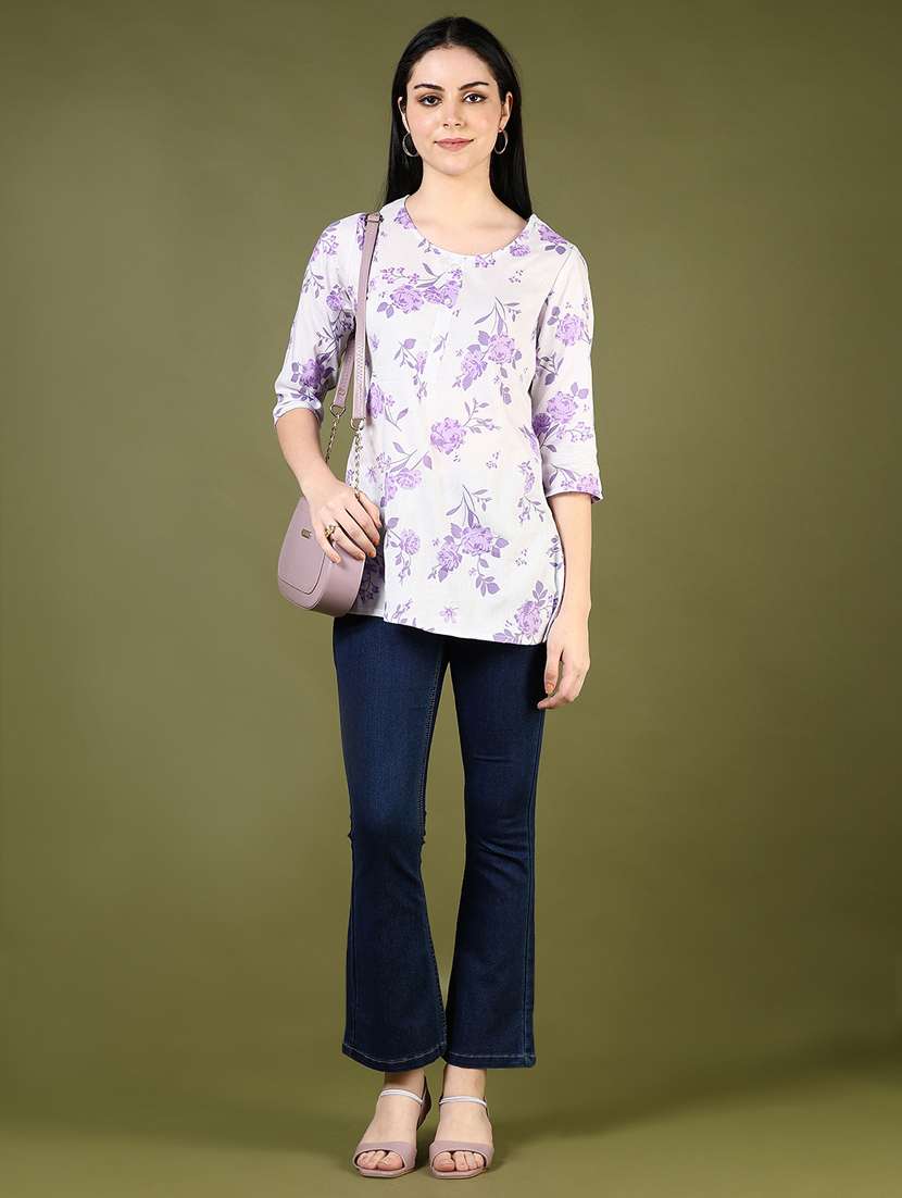 women solid mid rise bootcut jean - 21862457 - Standard Image - 5