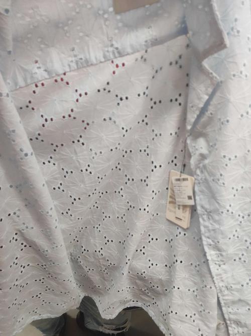light blue schiffli casual shirt - 21863112 - Standard Image - 0