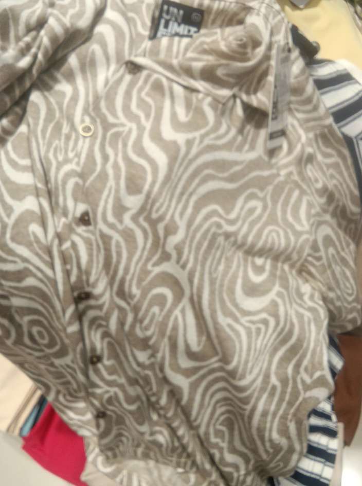 dark blue dobby casual shirt - 21863144 -  Zoom Image - 0