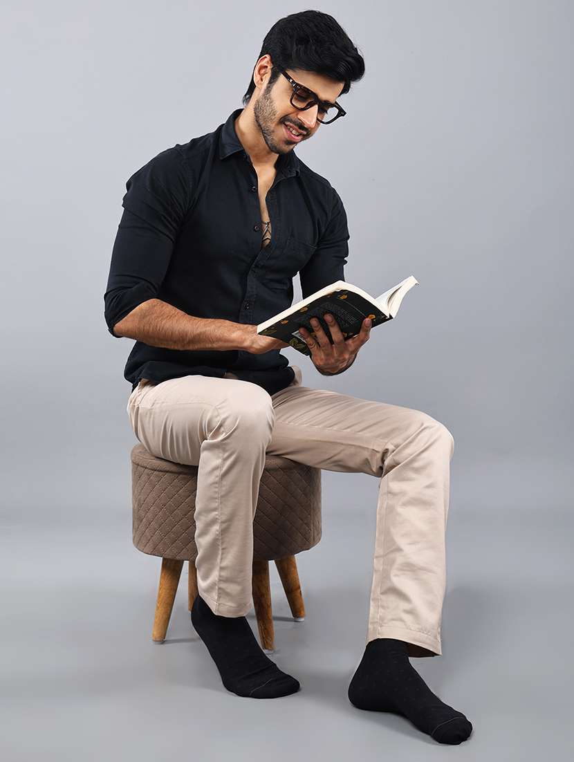 men pack of 3 above ankle length sock - 21863595 -  Standard Image - 5