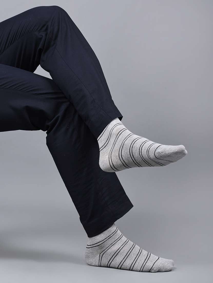 men pack of 3 above ankle length sock - 21863598 -  Standard Image - 5