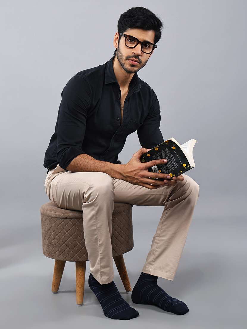 men pack of 3 above ankle length sock - 21863600 -  Standard Image - 5