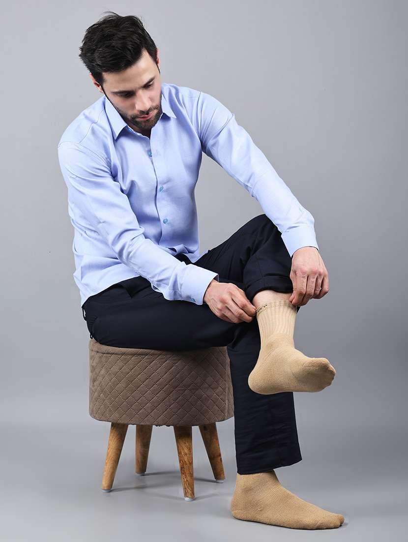 men pack of 3 above ankle length sock - 21863619 -  Standard Image - 5