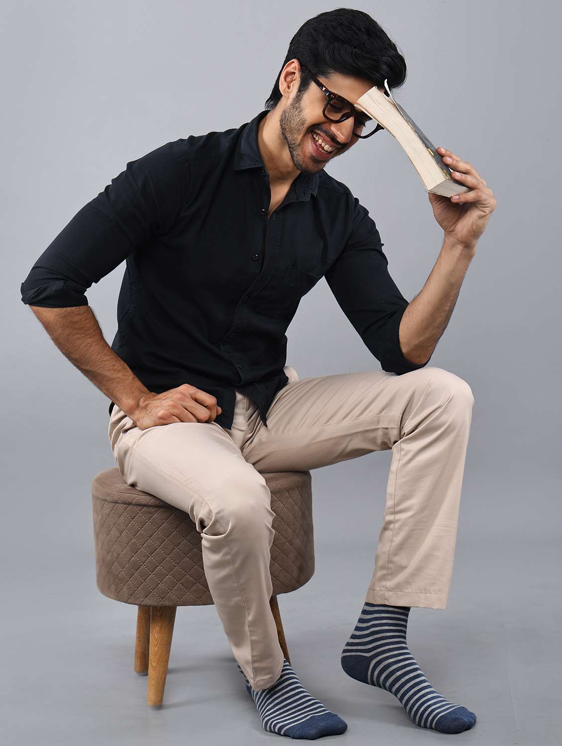 men pack of 3 above ankle length sock - 21863629 -  Standard Image - 5