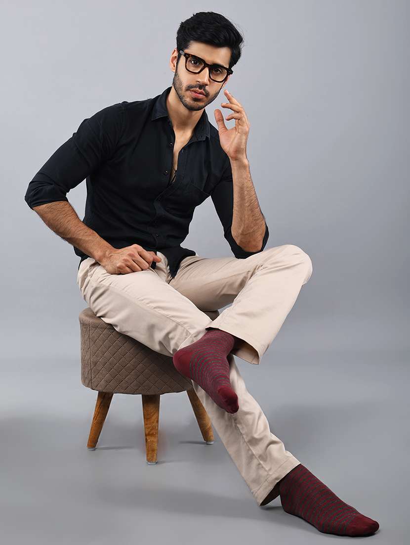 men pack of 3 above ankle length sock - 21863631 -  Standard Image - 5