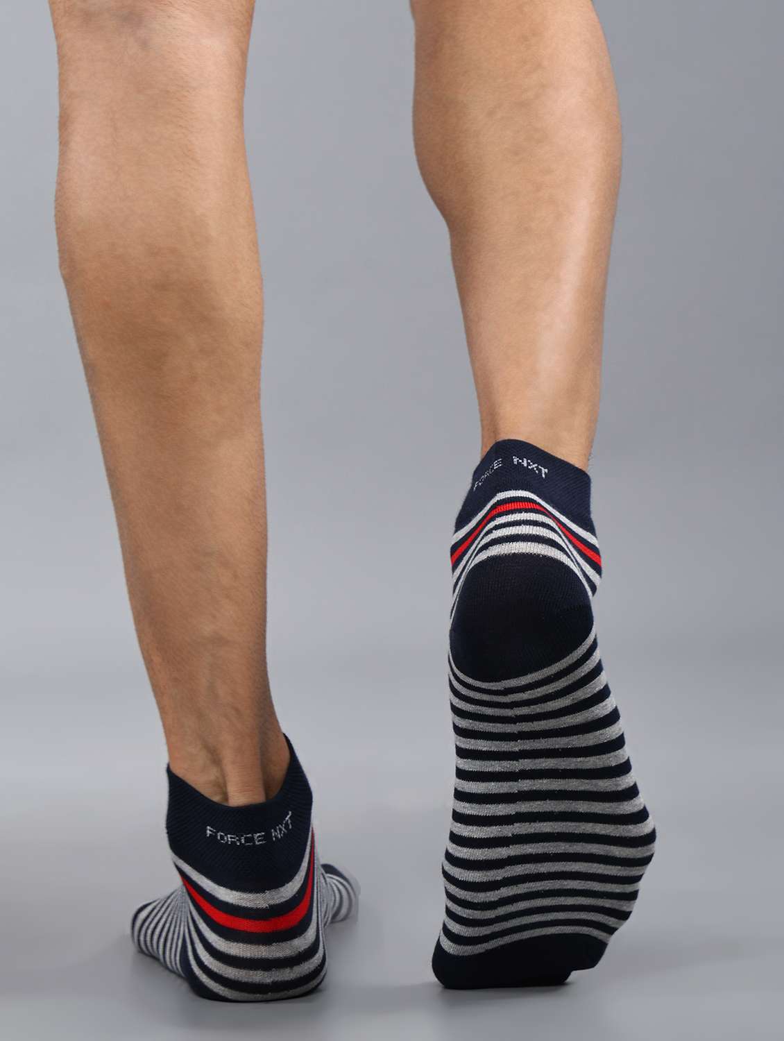 men pack of 3 striped ankle length sock - 21863688 -  Standard Image - 3
