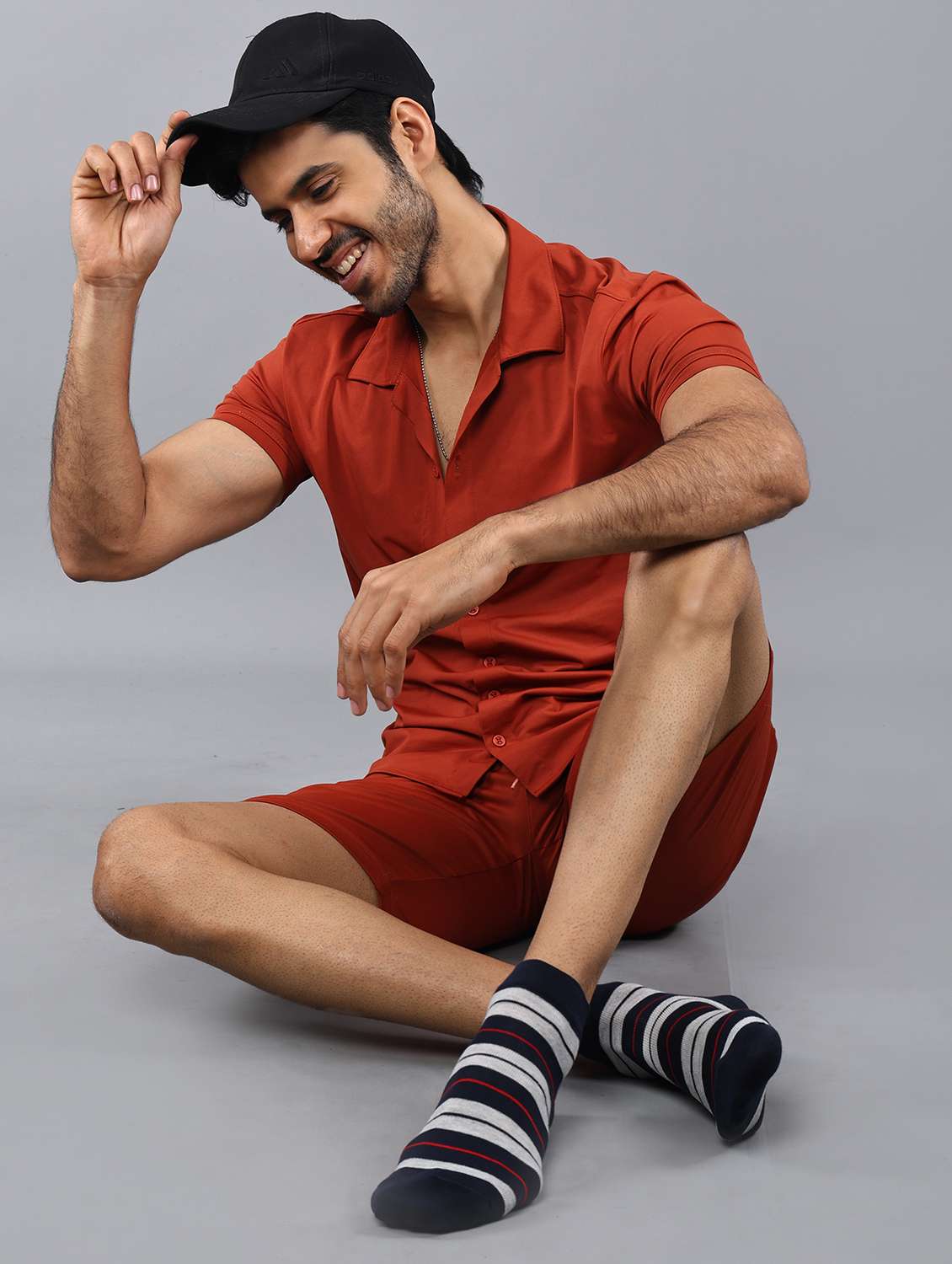 men pack of 3 striped ankle length sock - 21863693 -  Standard Image - 5