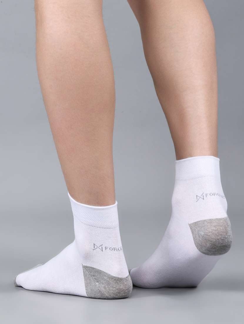 men pack of 3 solid ankle length socks - 21863699 -  Standard Image - 3
