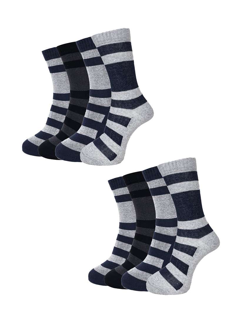 men pack of 8 above ankle length sock