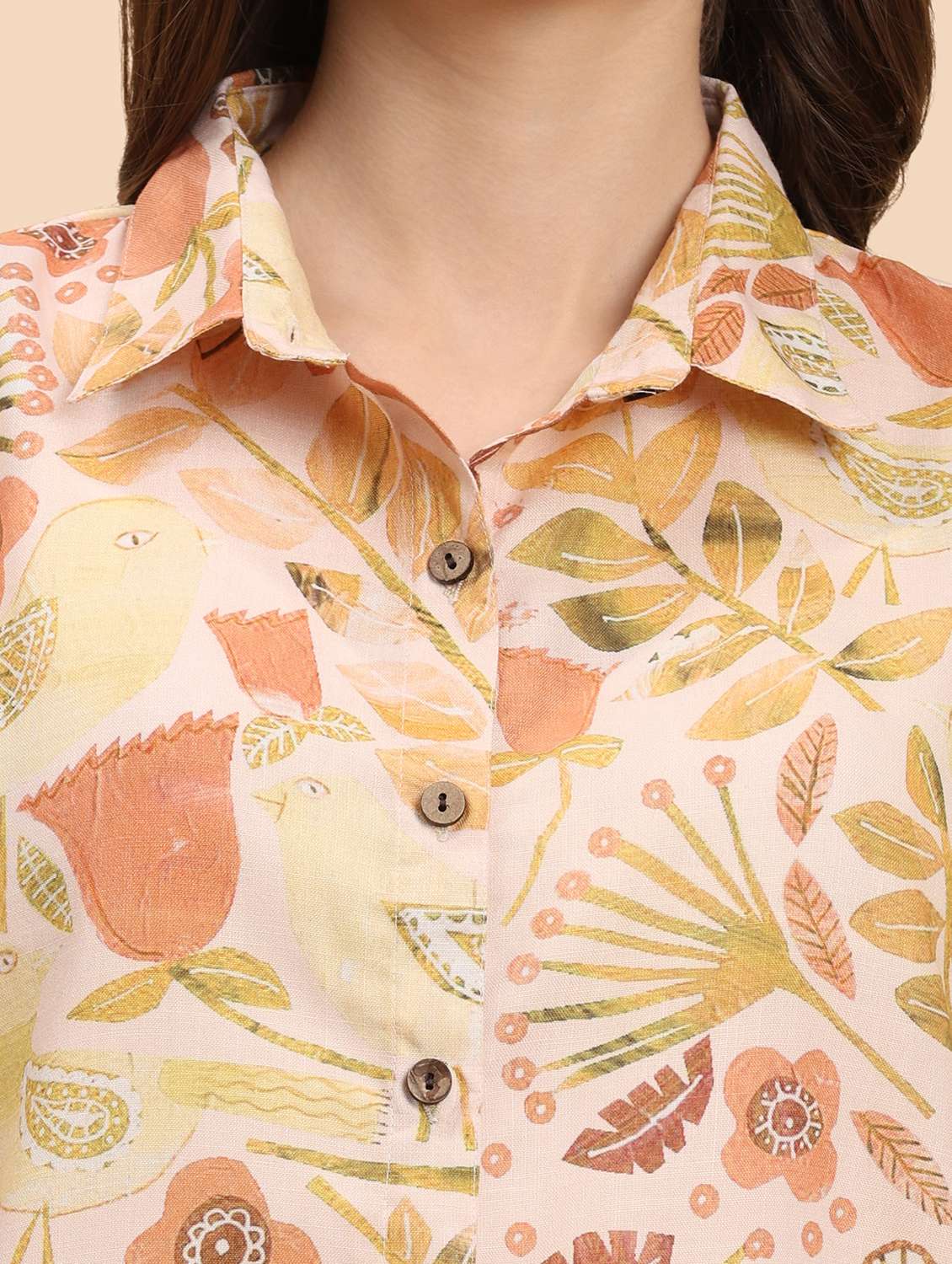 women printed shirt and trouser co-ord set - 21863869 -  Standard Image - 5