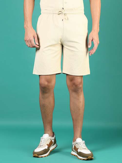 women textured mid irse regular fit short - 21864302 -  Standard Image - 0