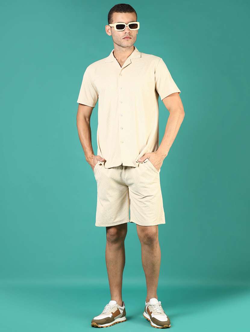 women textured mid irse regular fit short - 21864302 -  Standard Image - 5