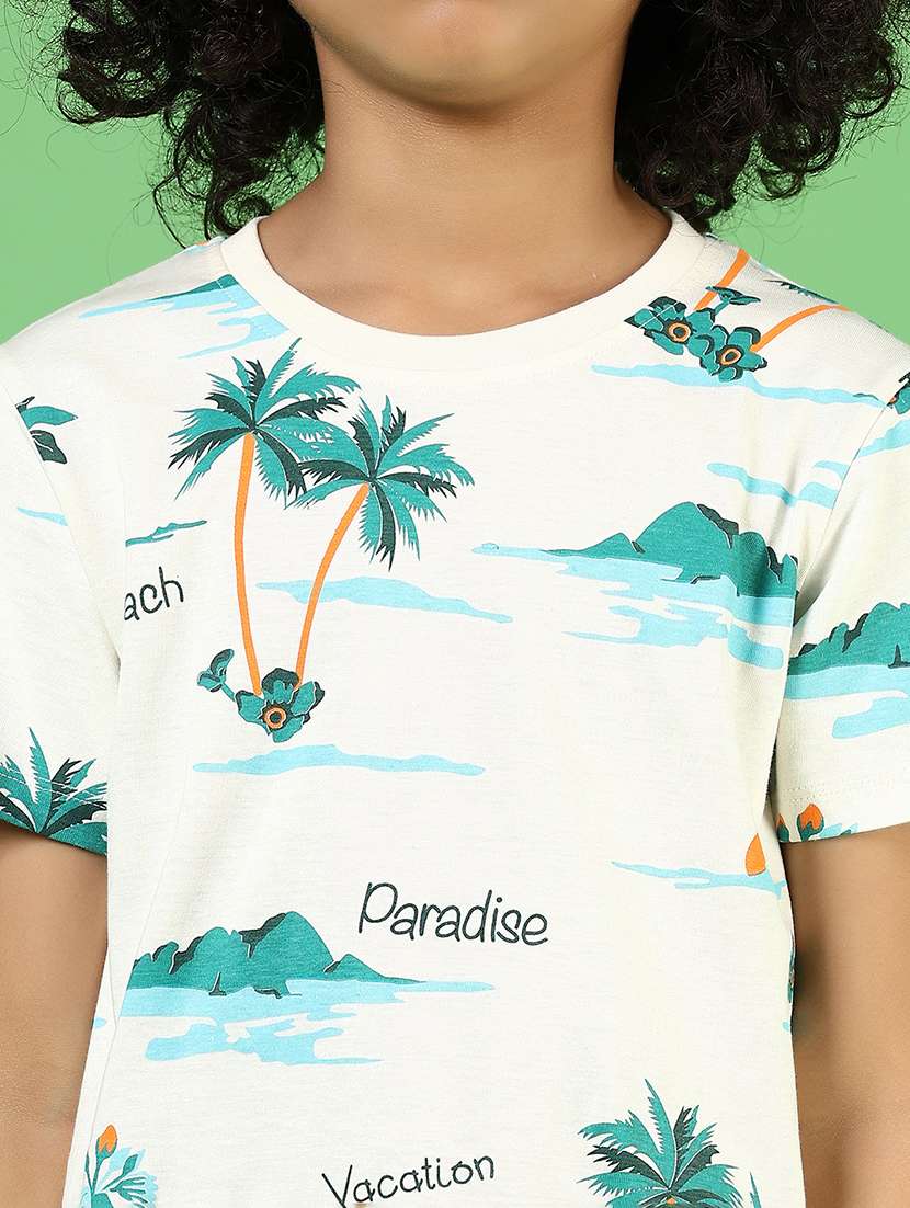 boys printed short sleeves co-ord set - 21864386 -  Standard Image - 3